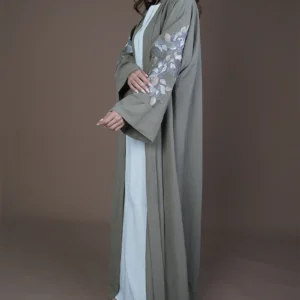 Sonata Abaya Elegant Embroidery Luxury Women's Wear Floral Detailed Abaya Comfortable and Stylish Sophisticated Islamic Fashion